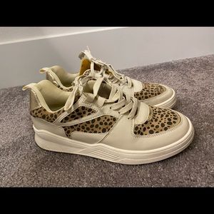 Cute cheetah print sneakers!
